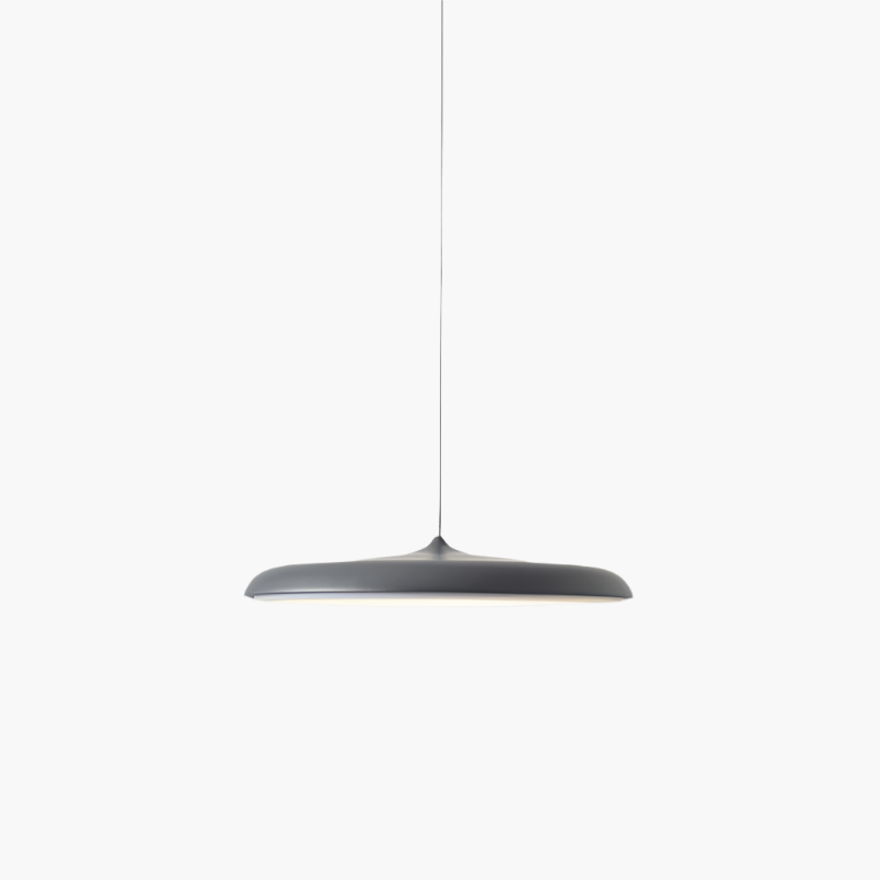 Skandynawska lampa LED wisząca dysk – nowoczesne oświetlenie wnętrz