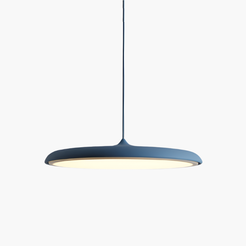 Skandynawska lampa LED wisząca dysk – nowoczesne oświetlenie wnętrz