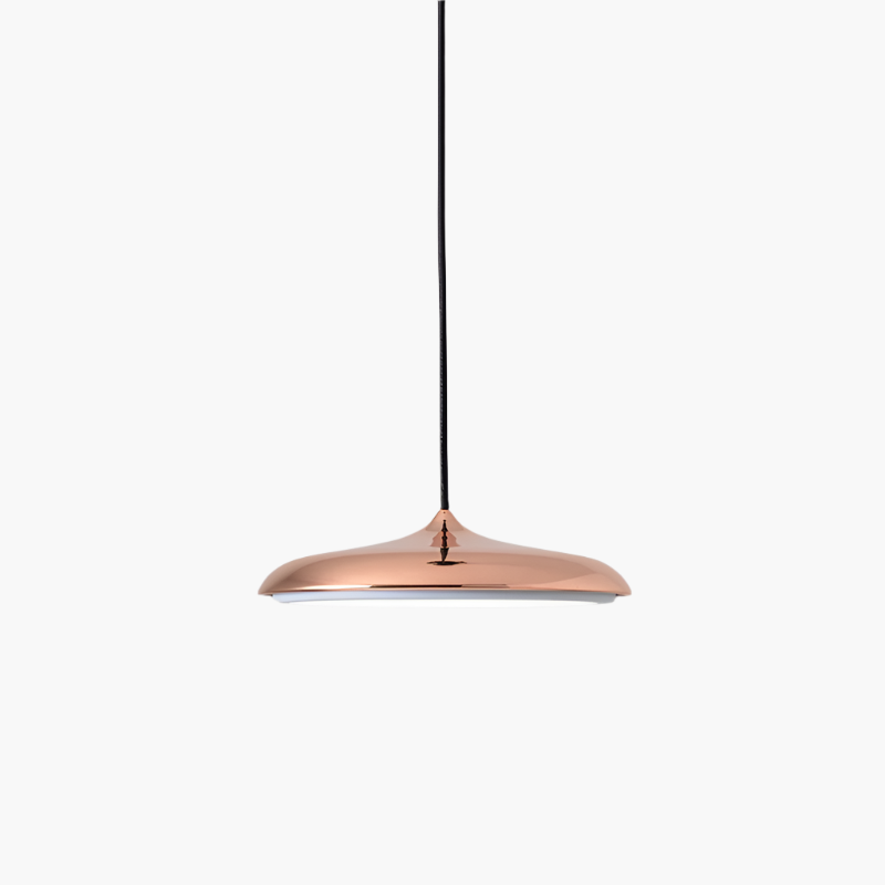 Skandynawska lampa LED wisząca dysk – nowoczesne oświetlenie wnętrz