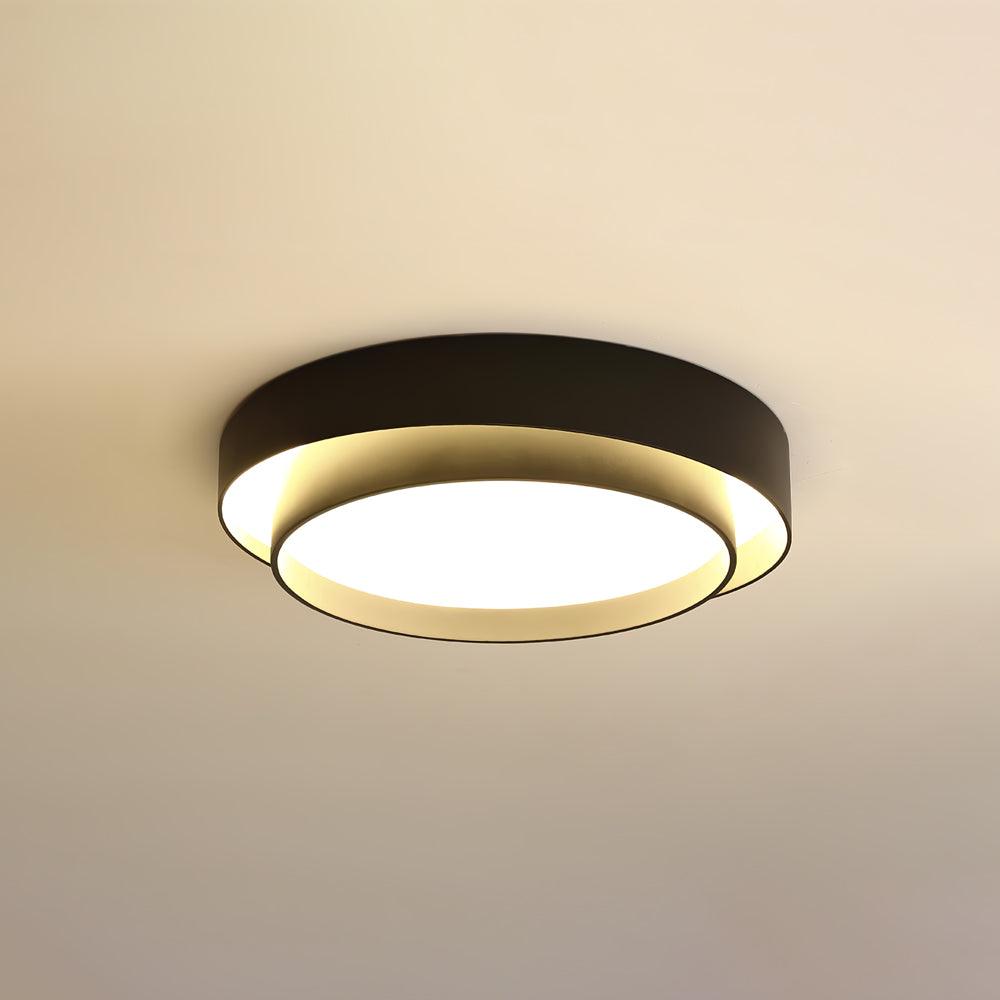 Zykowne smukła nordyckie okrągłe oświetlenie sufitowe LED do dekoracji domu