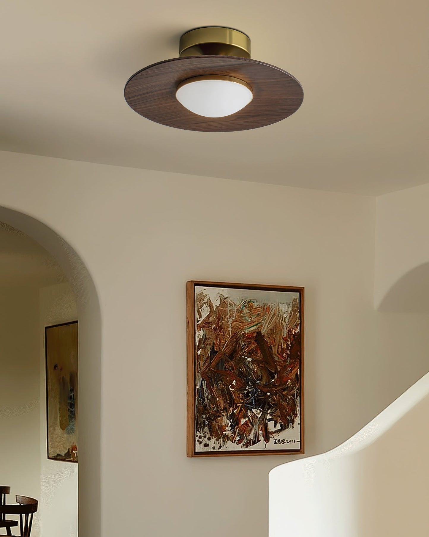 Klasyczna Kompaktowa Lampa Sufitowa
