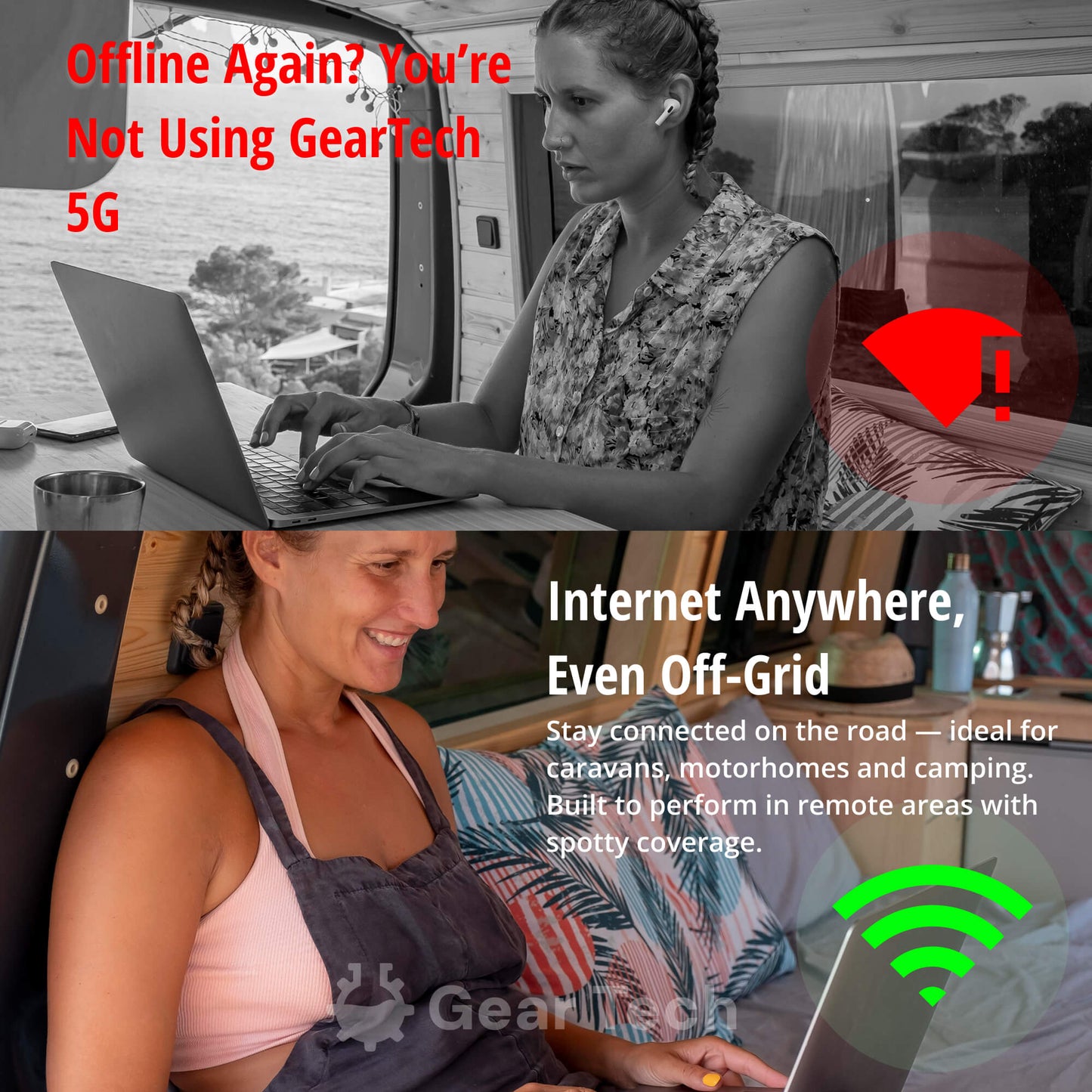 Wydajny router WiFi 5G LTE do kampera, campingu i pracy zdalnej
