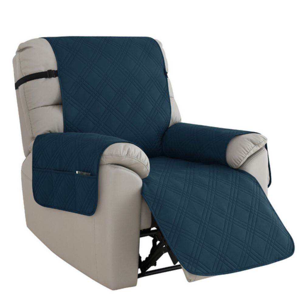 Quilted Recliner Chair Cover - Waterproof Non-Slip