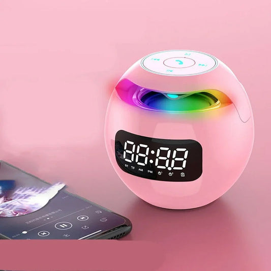 Wielofunkcyjny zaawansowany budzik Bluetooth z pokazem świateł LED