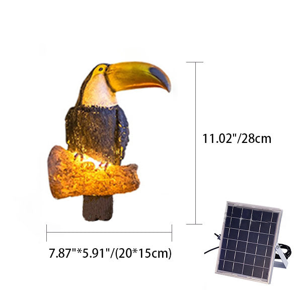 Nowoczesna lampa ogrodowa Słoneczna przyroda