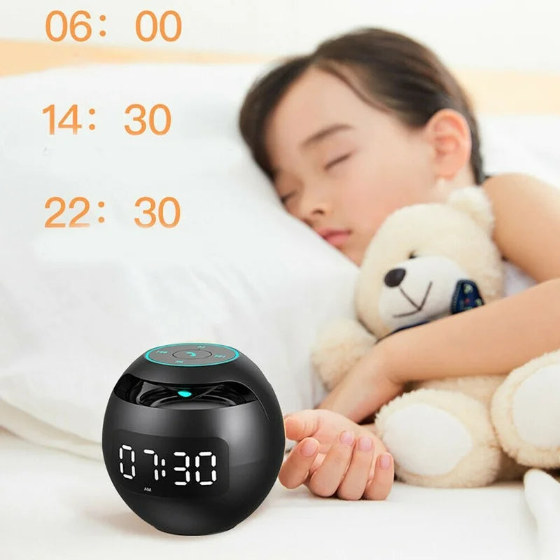 Wielofunkcyjny zaawansowany budzik Bluetooth z pokazem świateł LED
