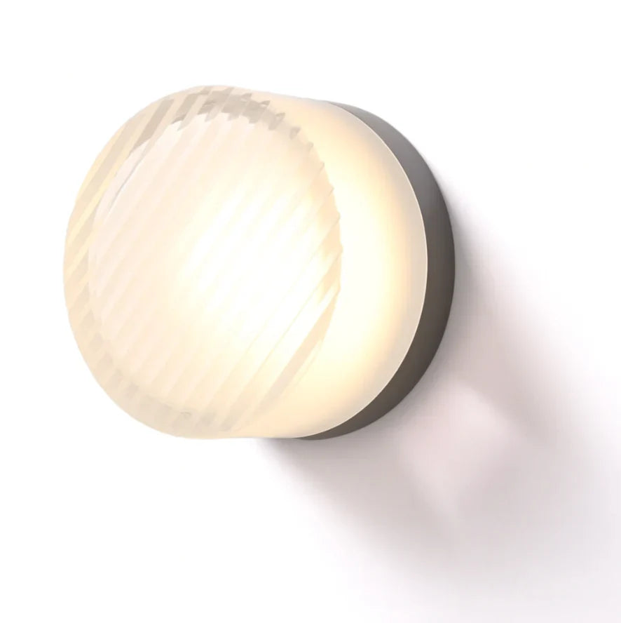 Nowoczesna okrągła skandynawska lampa ścienna LED