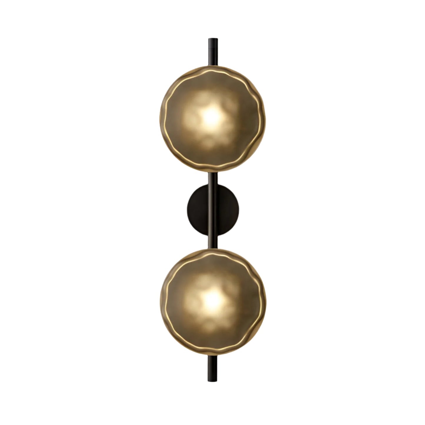 Nordycka falista szklana kinkiet LED Nowoczesna lampa ścienna do wnętrz