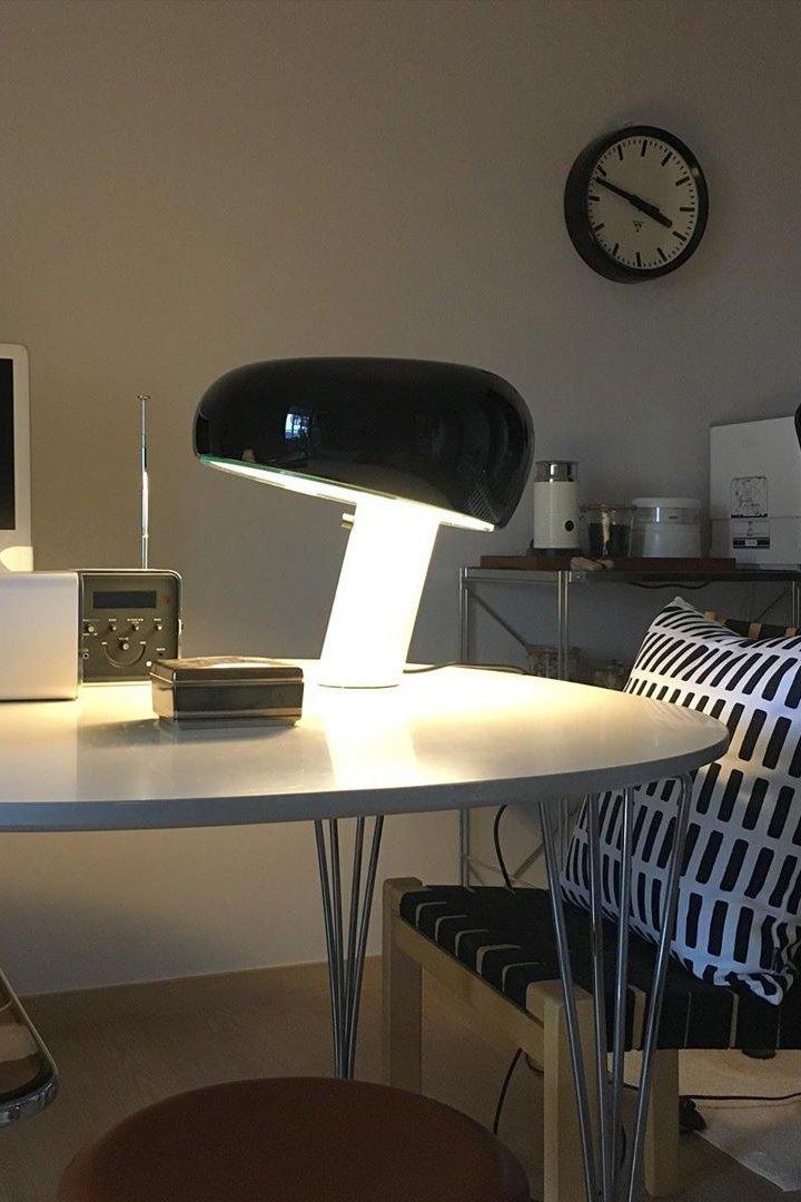 Dekoracyjna grzybowa marmurowa lampa stołowa na biurko