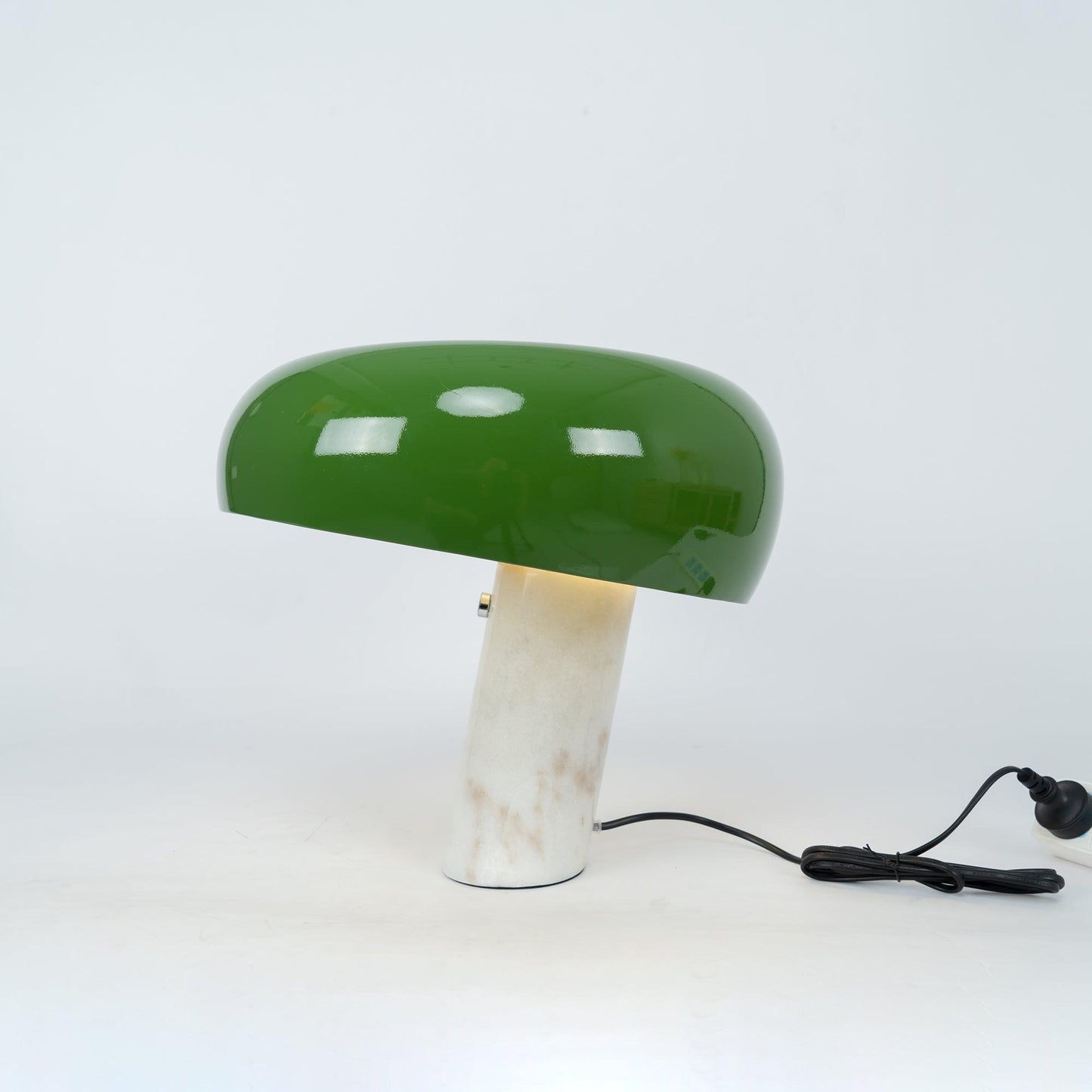 Dekoracyjna grzybowa marmurowa lampa stołowa na biurko