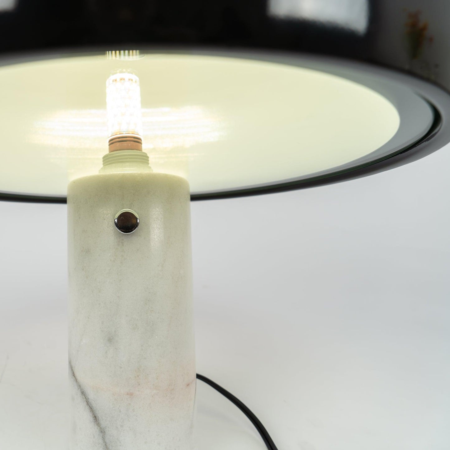 Dekoracyjna grzybowa marmurowa lampa stołowa na biurko