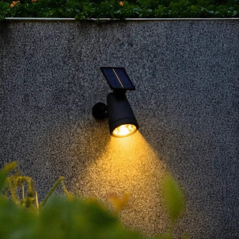 Mocny Solarny Wodoodporny Reflektor LED do Ogrodu 9 Kolorów