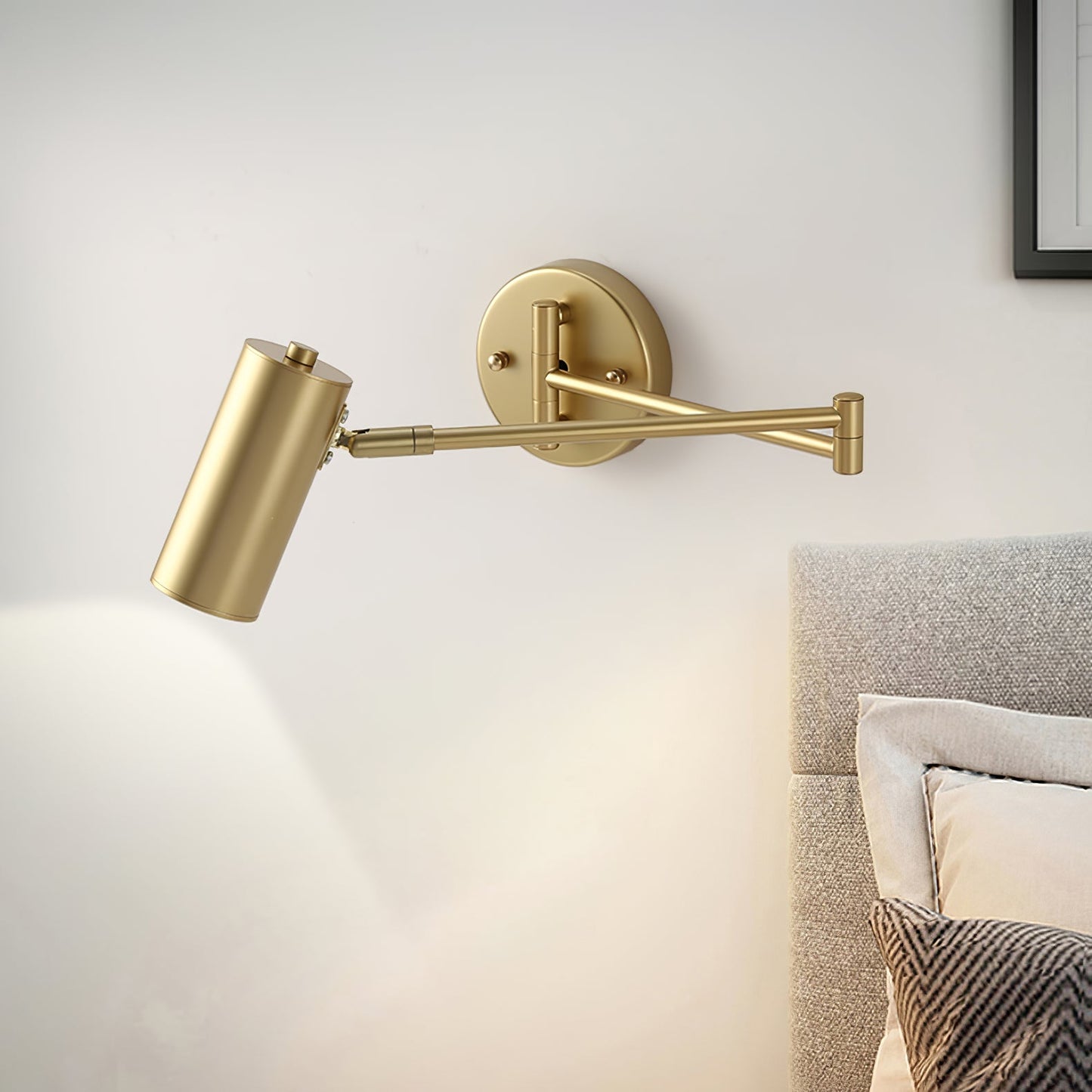 Współczesna Lampa Ścienna z Ruchomym Ramieniem