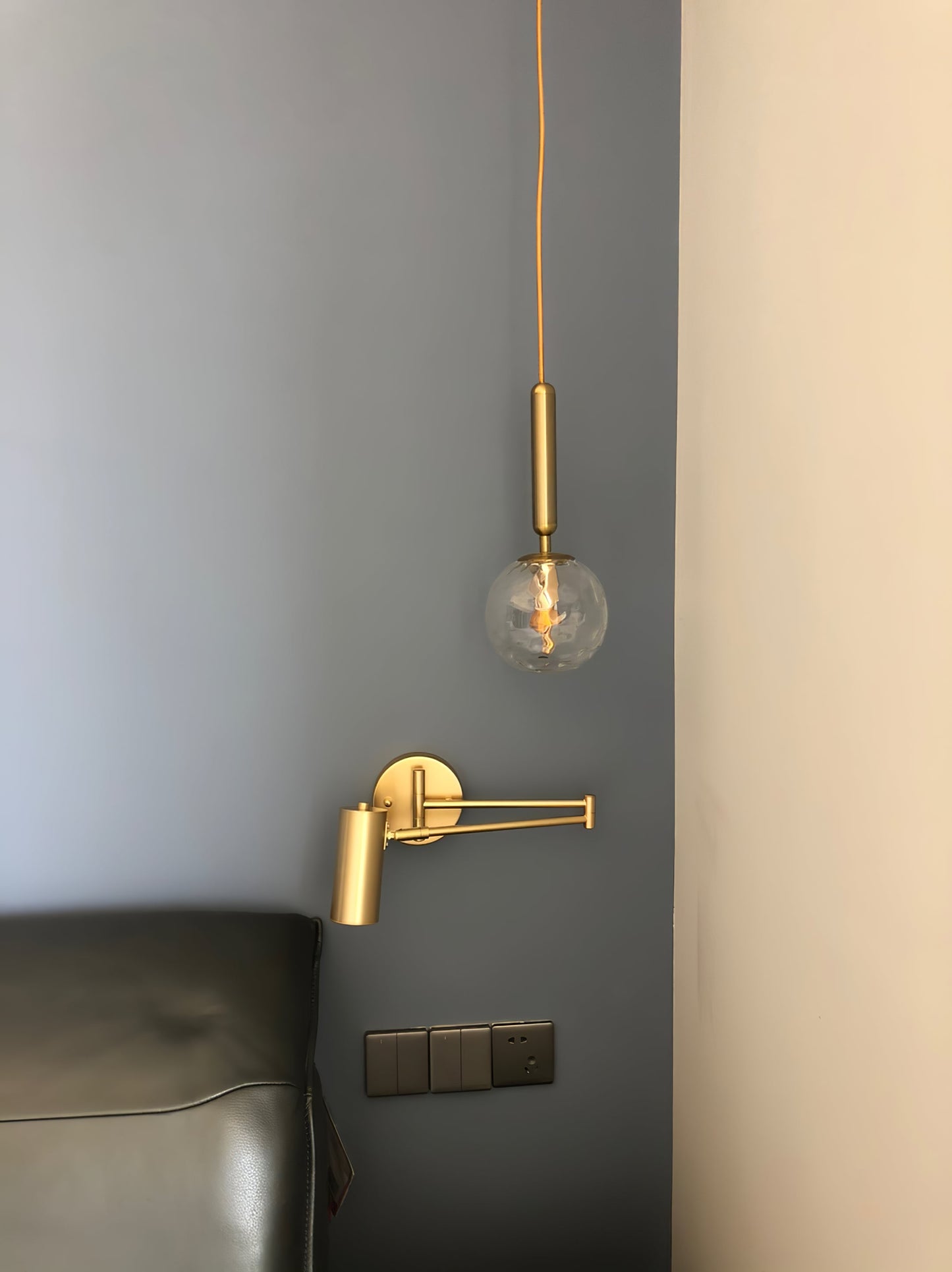 Minimalistyczna Wewnętrzna Lampa Ścienna LED do Domu