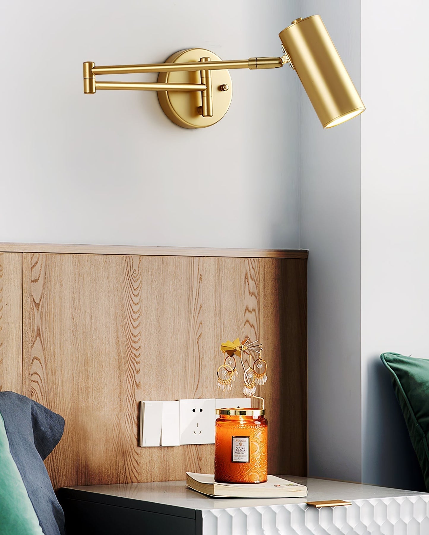 Minimalistyczna Wewnętrzna Lampa Ścienna LED do Domu