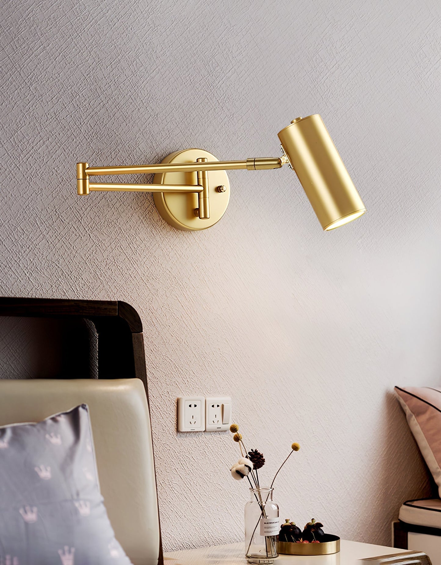 Minimalistyczna Wewnętrzna Lampa Ścienna LED do Domu