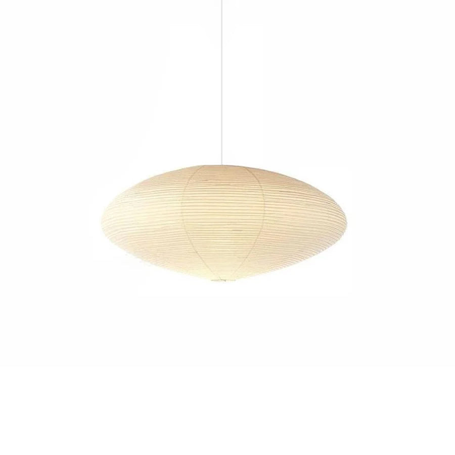 Okrągła Lampa Wisząca Japandi