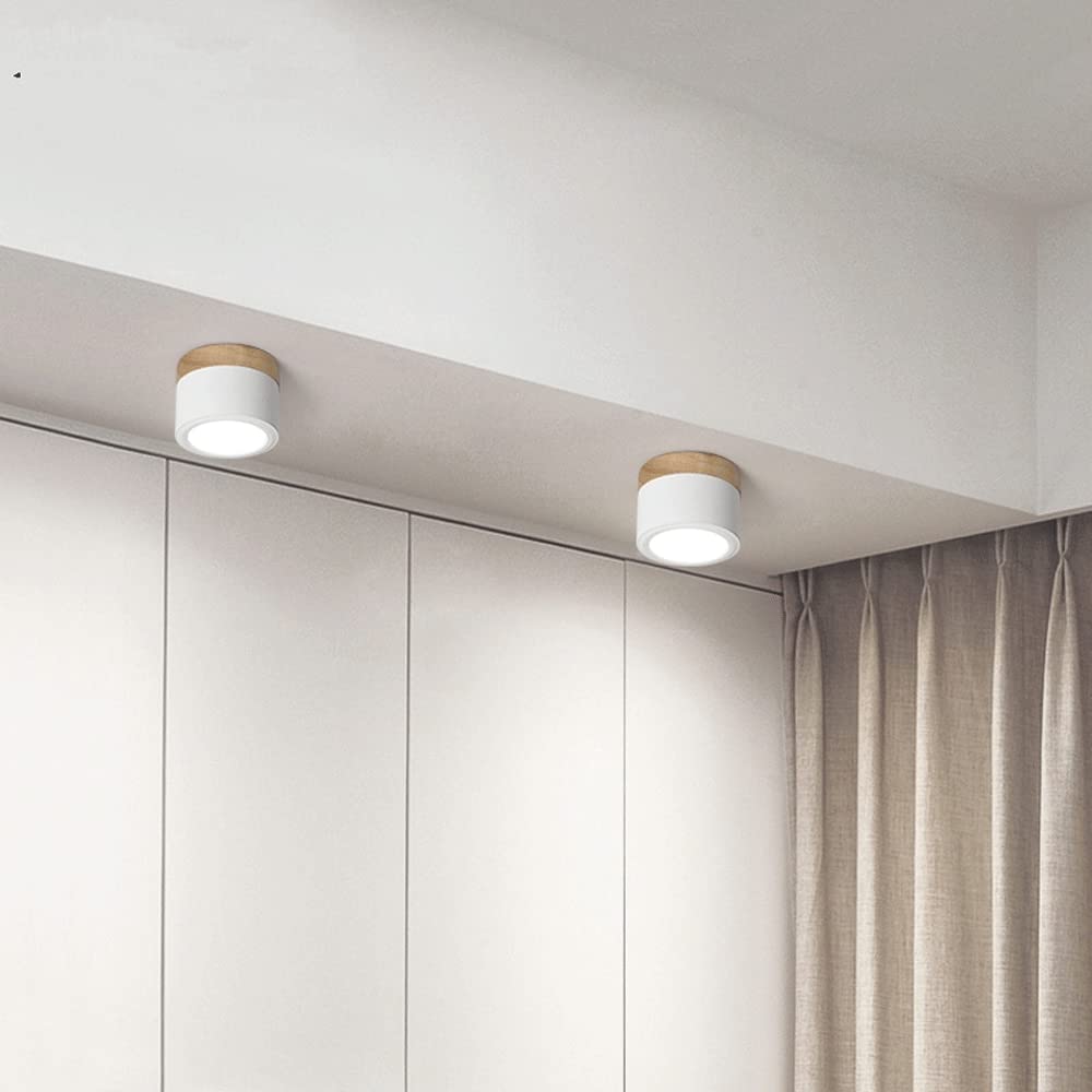 Kompaktowa montowana cylindryczna lampa sufitowa LED