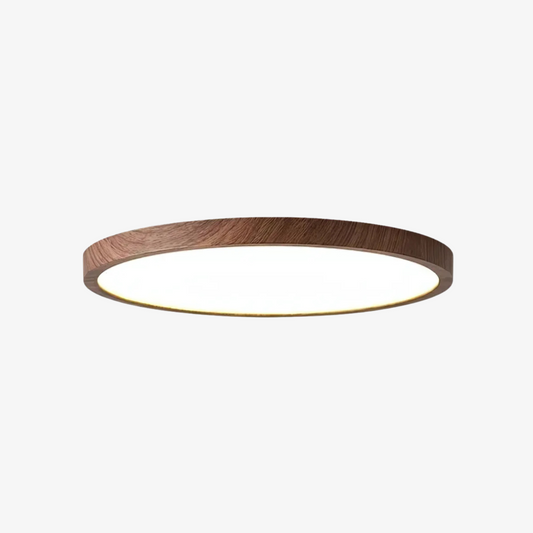 Relaksująca drewniana lampa sufitowa LED Japandi do domu