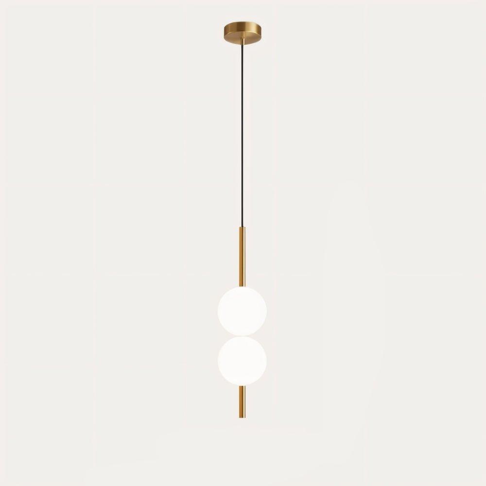 Ekskluzywna szykowna nordycka szklana lampa sufitowa