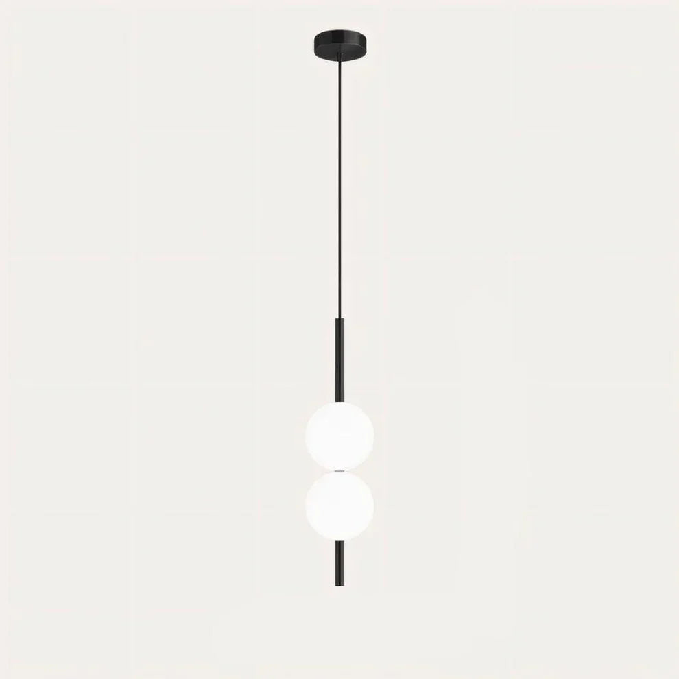 Minimalistyczna skandynawska okrągła lampa wisząca