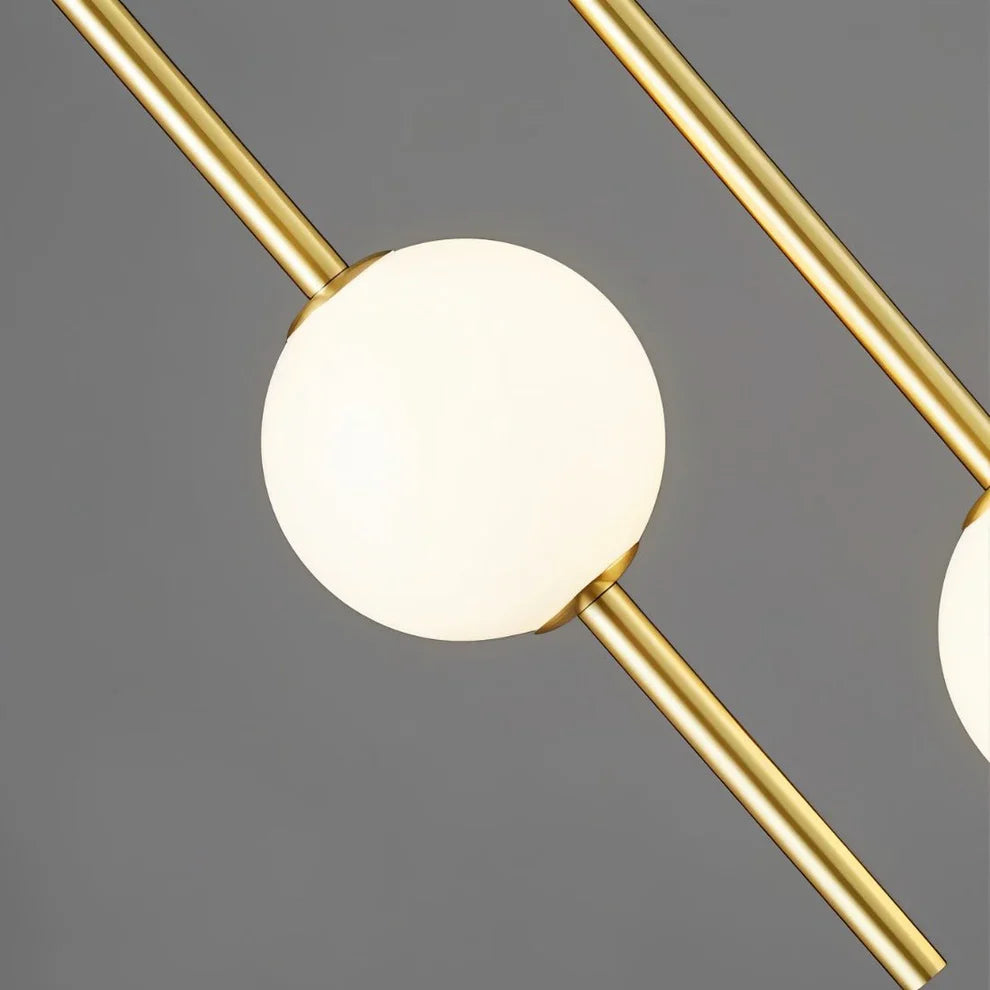 Minimalistyczna skandynawska okrągła lampa wisząca