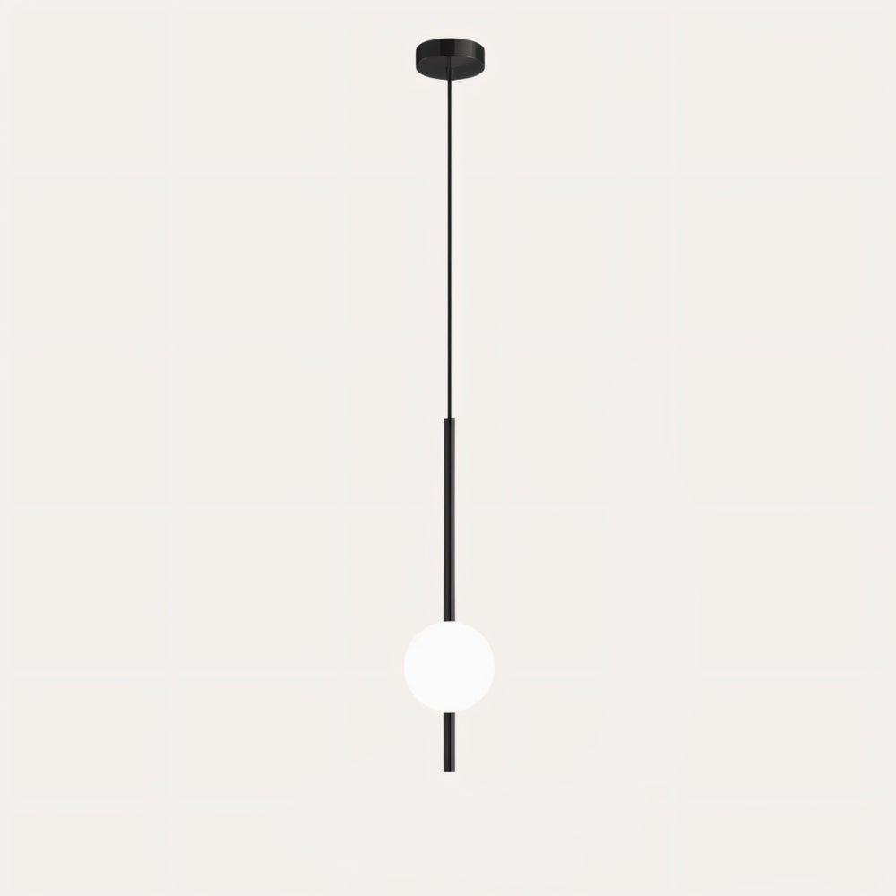 Ekskluzywna szykowna nordycka szklana lampa sufitowa