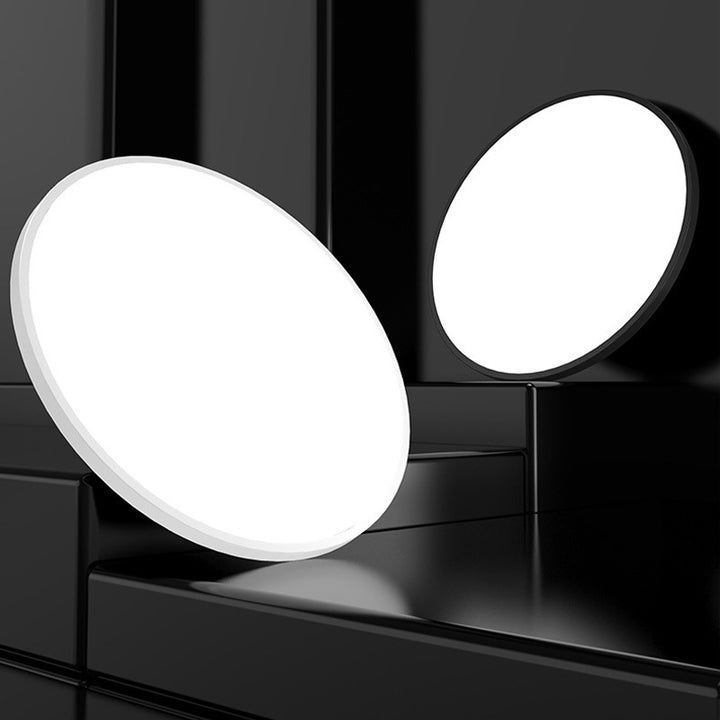 Nastrojowa smukła okrągła lampa LED sufitowa do salonu