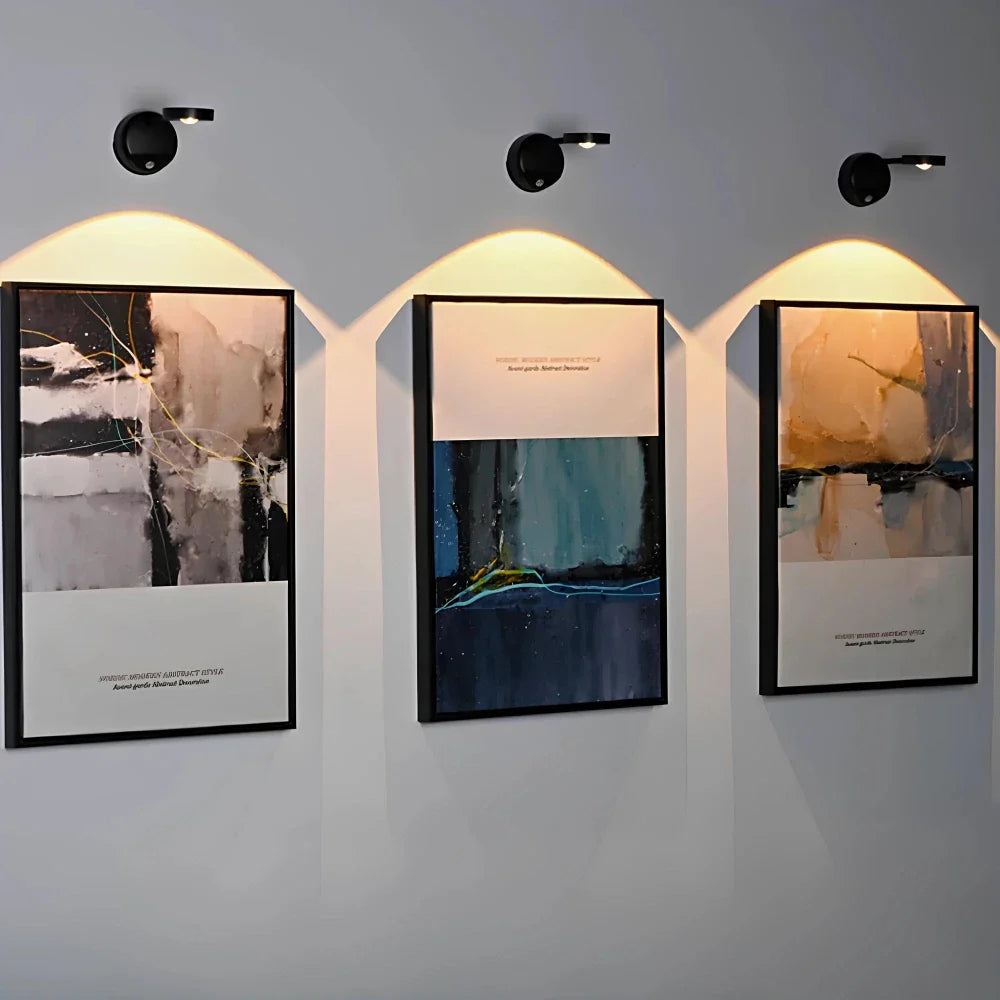 Bezprzewodowy reflektor LED z czujnikiem ruchu, obrotem o 360° i uchwytem magnetycznym