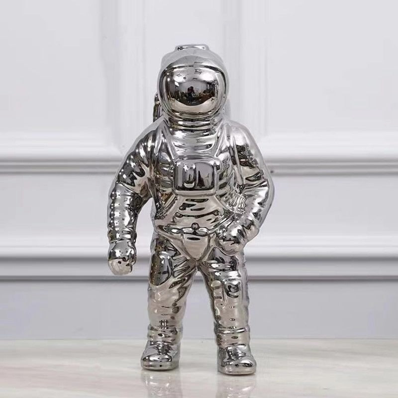 Wazon figurka astronauty dekoracja wnętrza styl kosmiczny