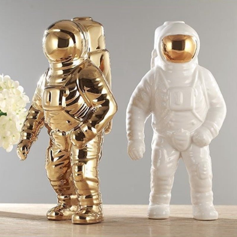 Wazon figurka astronauty dekoracja wnętrza styl kosmiczny