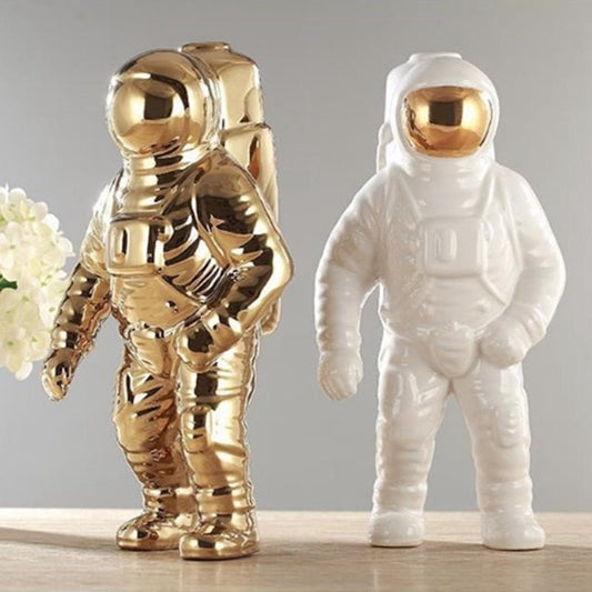 Wazon figurka astronauty dekoracja wnętrza styl kosmiczny