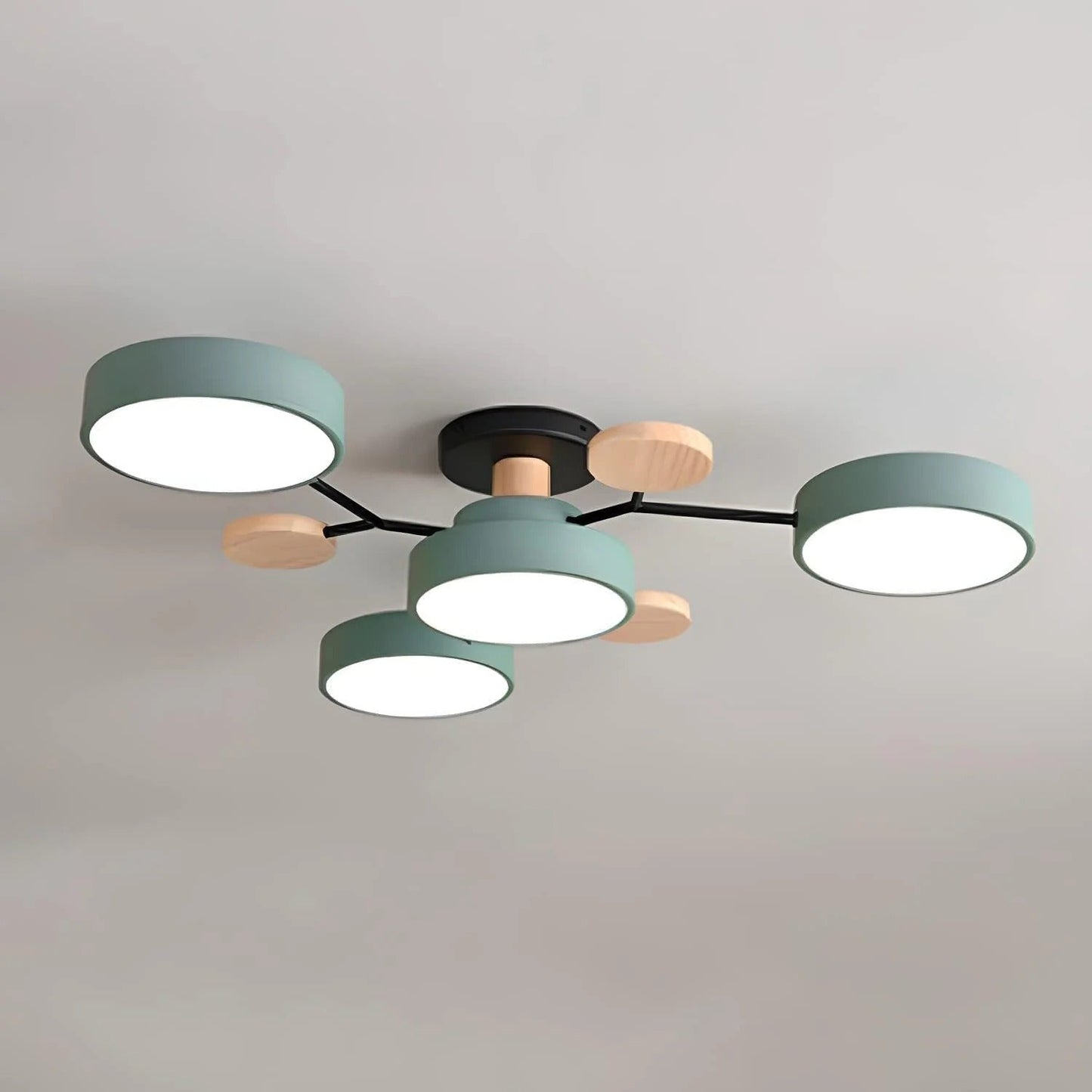 Minimalistyczna smukła okrągła lampa sufitowa LED