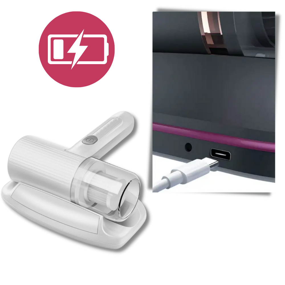Bezprzewodowy odkurzacz do roztoczy z lampą UV-C 10000Pa
