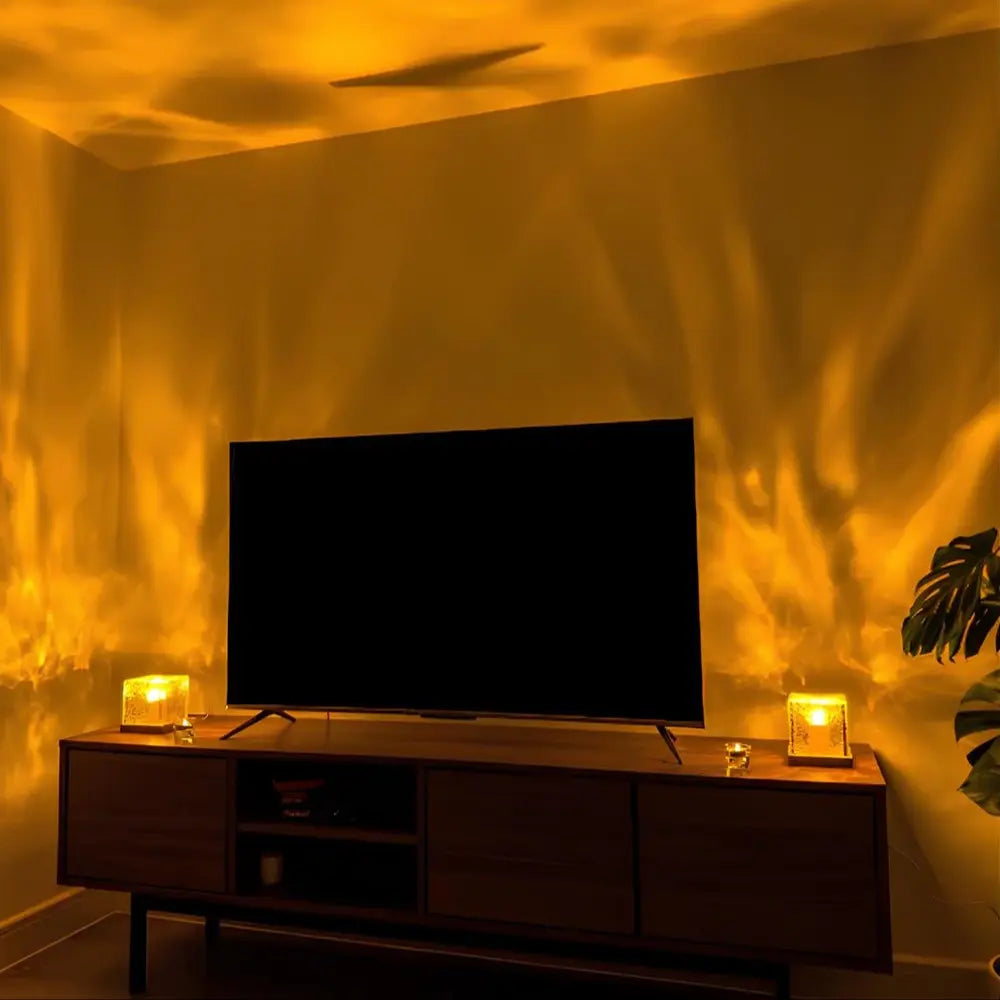 Stunning Colorful Ambient Lamp with Aurora Effect