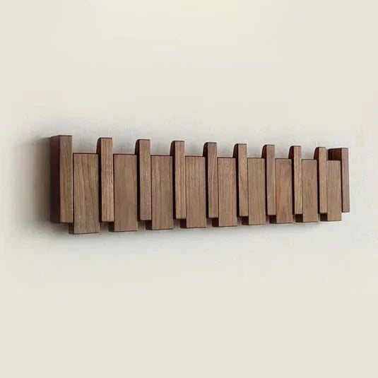 Decorative wooden piano hanger for wall mounting