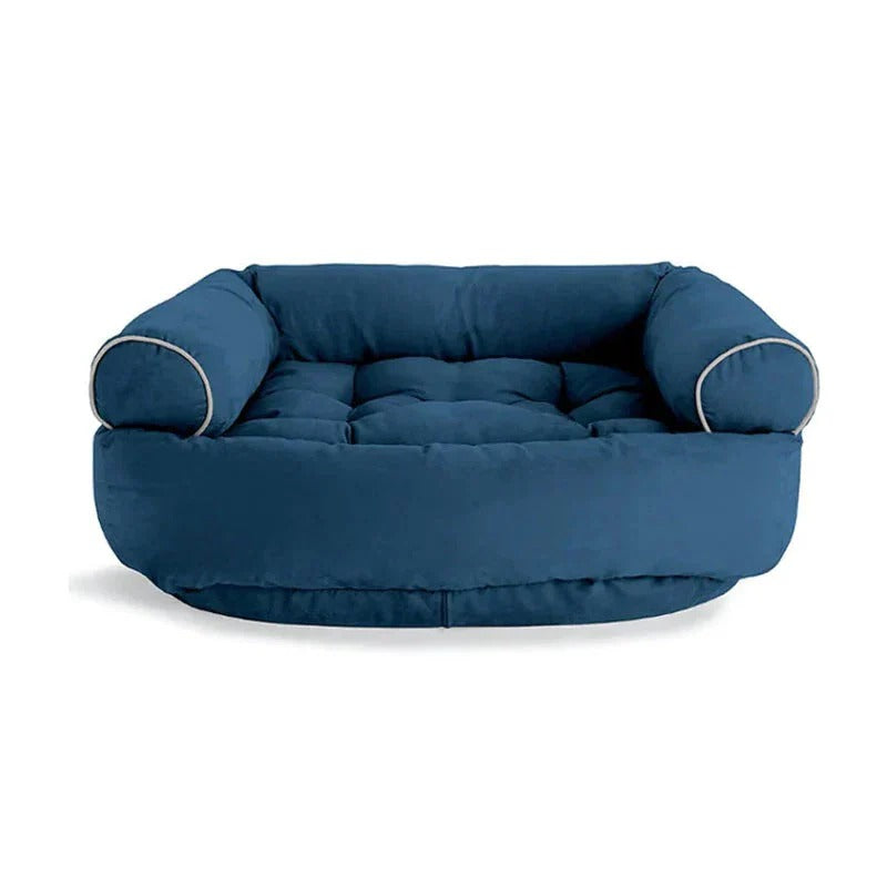 Kojąca sofa dla psa z podwyższonymi bokami