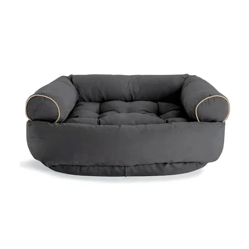 Kojąca sofa dla psa z podwyższonymi bokami