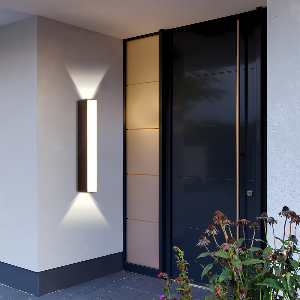 Architektoniczna Smukła pionowa lampa LED zewnętrzna