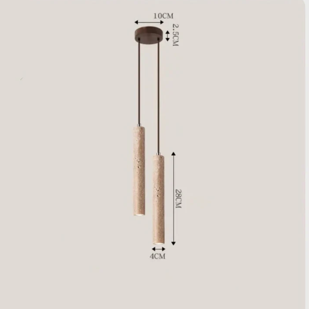 Minimalistyczny żyrandol LED Wabi-Sabi do wnętrz nowoczesnych