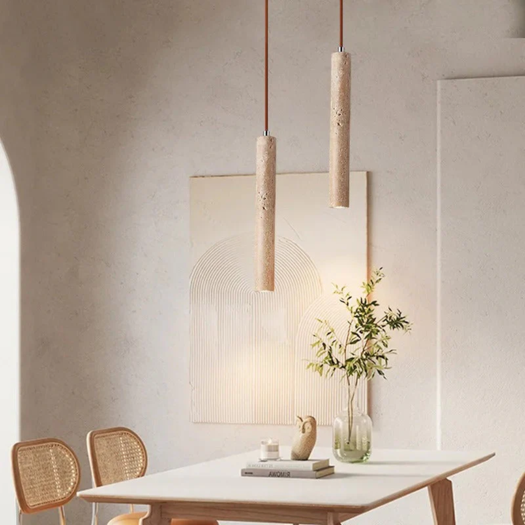 Minimalistyczny żyrandol LED Wabi-Sabi do wnętrz nowoczesnych