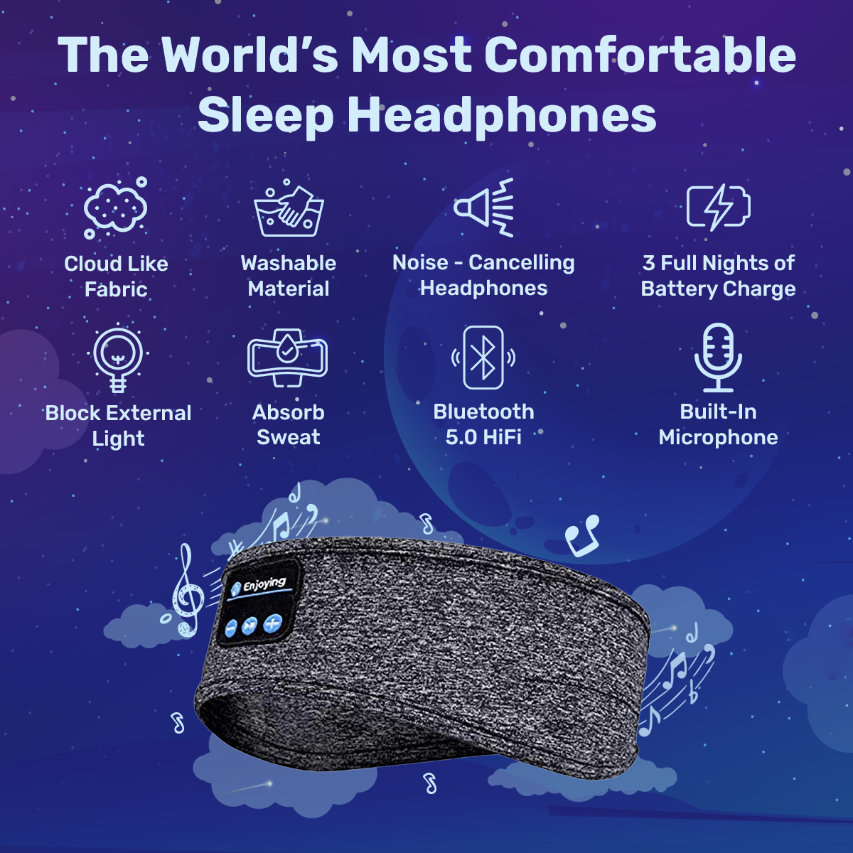 Słuchawki Bluetooth zaprojektowane z myślą o komfortowym śnie