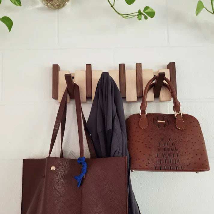 Decorative wooden piano hanger for wall mounting