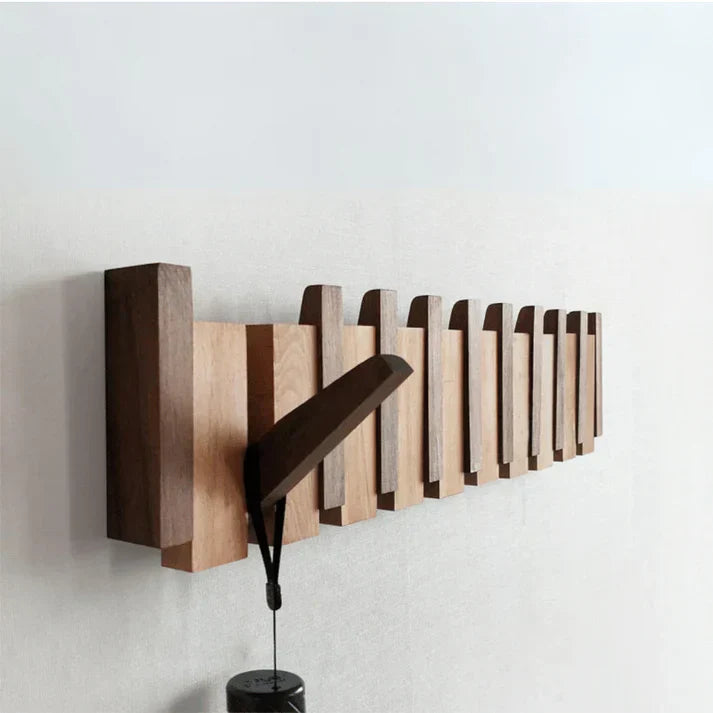 Decorative wooden piano hanger for wall mounting