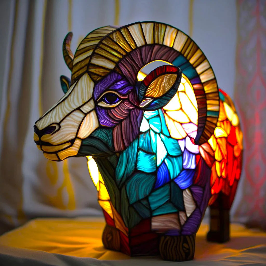 Kolorowa lampka nocna ze zwierzętami