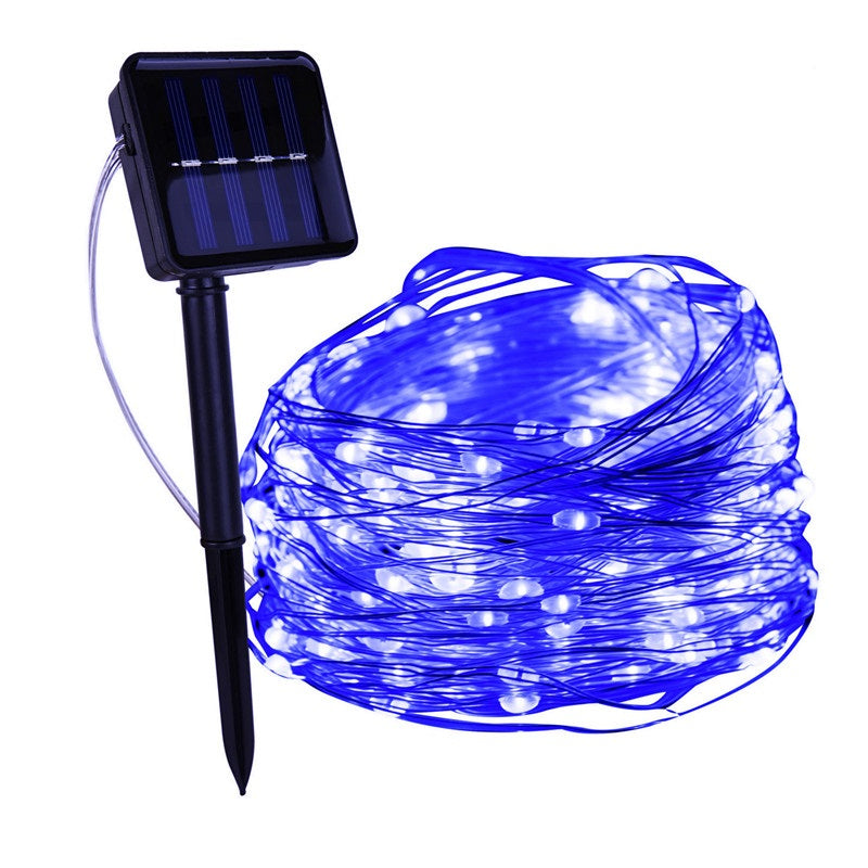 Jasne trwałe solarne lampki choinkowe do ogrodu, patio i balkonu