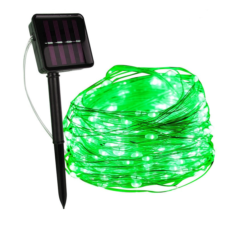 Jasne trwałe solarne lampki choinkowe do ogrodu, patio i balkonu