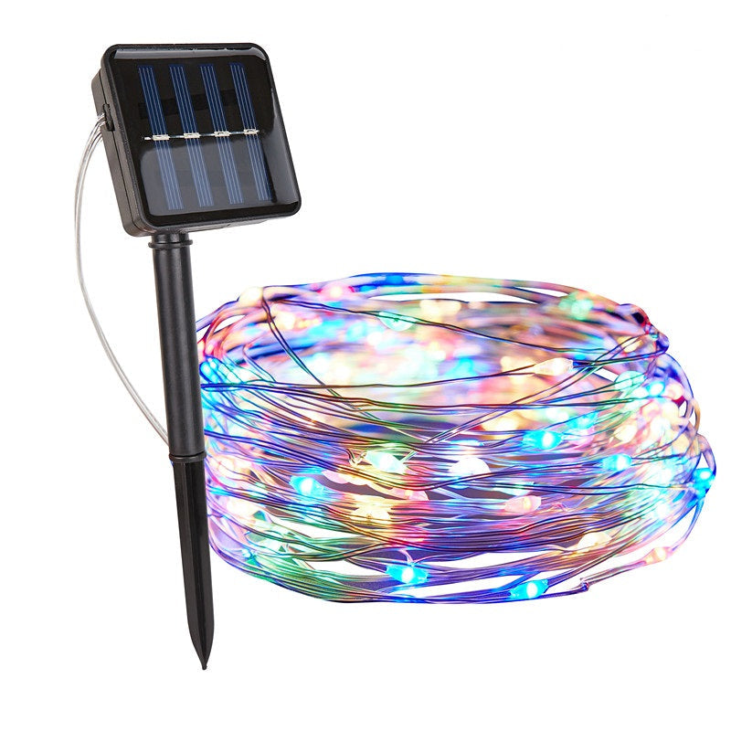 Jasne trwałe solarne lampki choinkowe do ogrodu, patio i balkonu