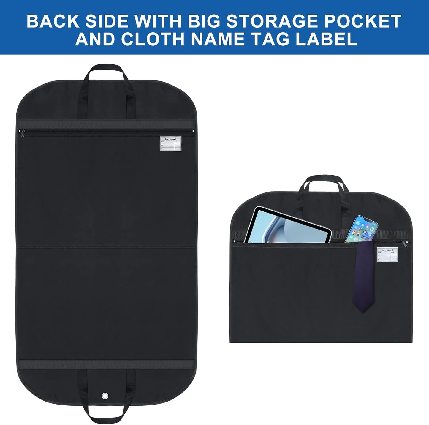 Spacious elegant waterproof travel bag with multiple pockets